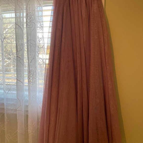 Lilac beaded two-piece prom dress - Picture 4 of 5